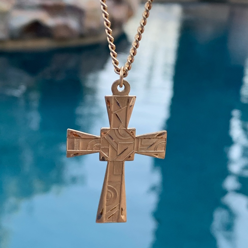 Gold Filled Cross Pendant